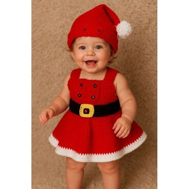 Yeni il oyuncaqları və bəzəkləri: Əl işi toxunma Yeni il aksesuarları və dekor dəsti - Amigurumi — 11