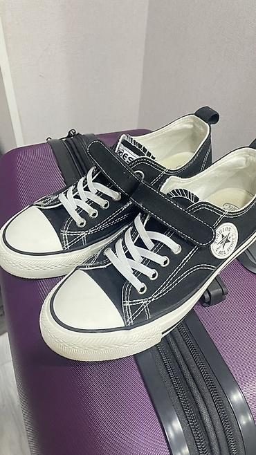 converse all star: Кеды повседневные, черные, низкие. - Верх: плотный текстиль с — 5