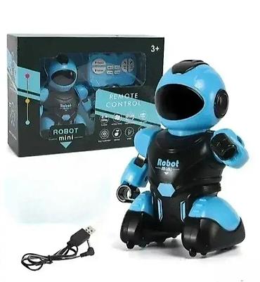 otisak sape psa: Plavi pametni robot na daljinski koji svetli i svira 309. plavi — 1
