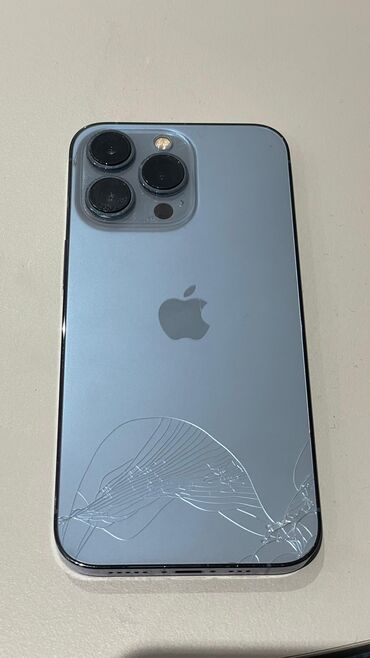 en ucuz iphone 12 pro max: IPhone 13 Pro, 128 ГБ, Sierra Blue, Face ID