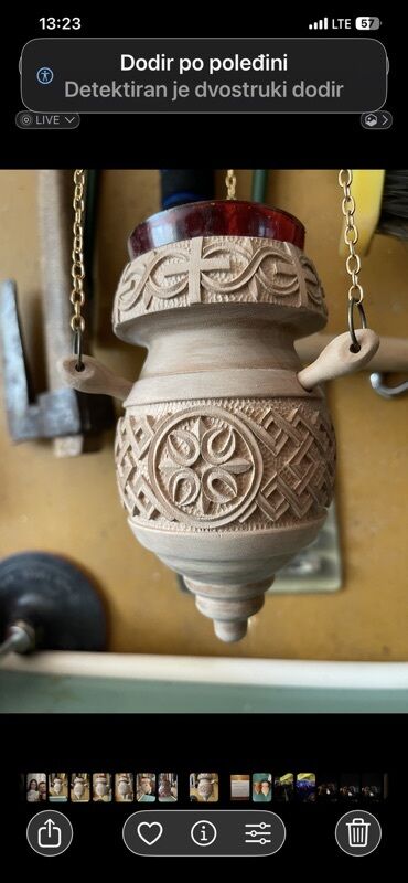 Sveće i svećnjaci: Svećnjak, bоја - Braon, Novo — 5