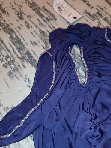 хиджаб платья: Вечернее платье, А-силуэт, Вискоза, С рукавами, Открытая спина, S (EU 36)