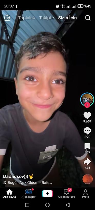 videolar yukle: Xidmət: TikTok üçün qısa video çəkilişi və montajı Təsvir: - Dinamik — 1