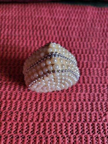 Kutije za odlaganje: Kutija za nakit, bоја - Bež — 3