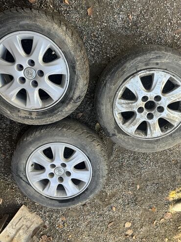 37 стиль r17 разноширокий: Дөңгөлөктөр монтажда 195 / 65 / R 15, All-season, Колдонулган, Комплект, Жеңил унаалар, Куйма, тешиктери - 5