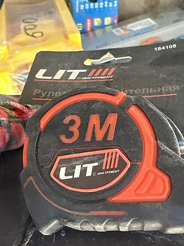 сантиметровая лента: Рулетка LIT Инструмент 3 м / 16 мм - Длина полотна: 3 метра - Ширина — 3