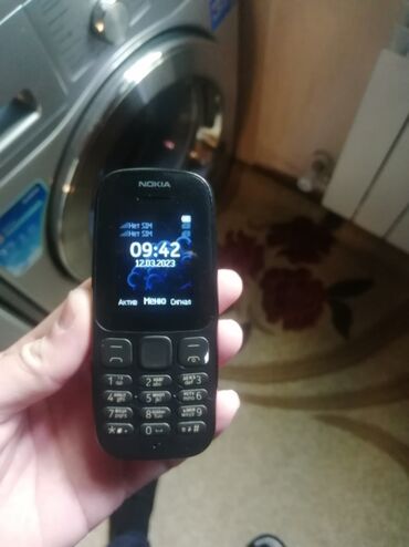 nokia ikinci el: Nokia 105 4G, rəng - Qara, Düyməli