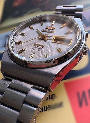 orient saat: Orient “Three Star” kişi qol saatı - Model: Orient 3-Star (korpus — 5