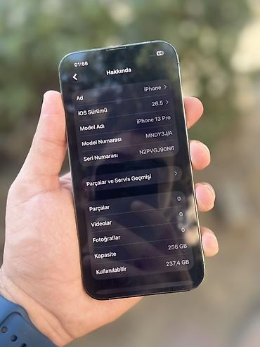 i̇phone pro: IPhone 13 Pro, 256 GB, Yaşıl, Zəmanət, Simsiz şarj, Face ID — 3