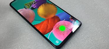 Samsung: Samsung Galaxy A51 5G, Б/у, 128 ГБ, цвет - Голубой, 2 SIM — 1