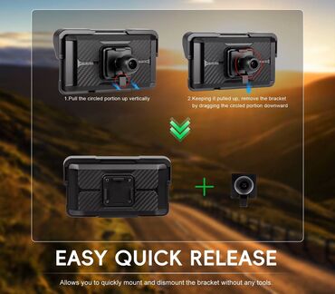 Motosiklet hissələri: Moto monitor 5inch - HD Ekran, suya davamlı Məhsulun Texniki — 10