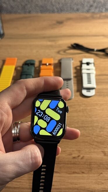 Smart saatlar: İşlənmiş, Smart saat, Sensor ekran, rəng - Qara — 5