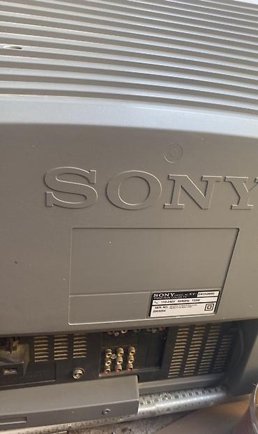 televizor 24: Sony Trinitron rəngli televizor ela veziyyetde. Model: KV-SW252M80 — 5
