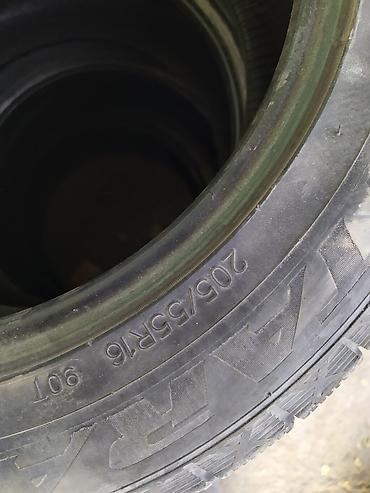 конусы сигнальные: Шины 205 / 55 / R 16, Зима, Б/у, Комплект, Легковые, Китай — 2