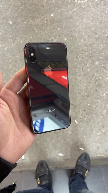 iphone чехол чёрный: IPhone X, 64 ГБ, Черный