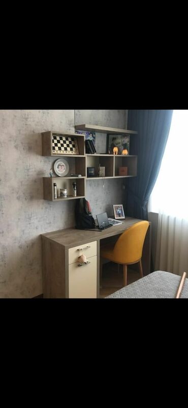 Uşaq masaları: Oğlan və qız üçün, Yeni, Siyirməli, Yazı masası, Stulsuz — 3