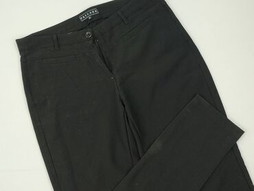 Pescara, Material trousers for women, L (EU 40)