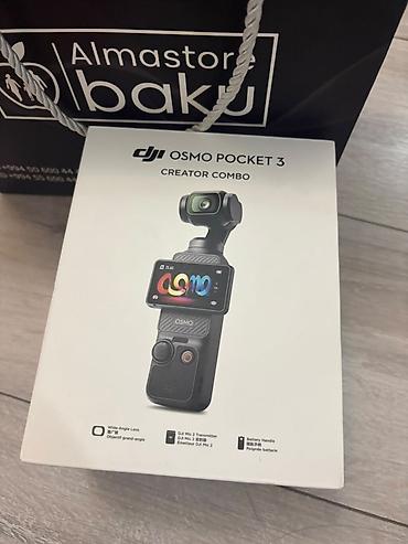 dji osmo pocket 3 qiymət: DJI Osmo Pocket 3 Creator Combo portativ gimbal kameradır. Vlog — 1