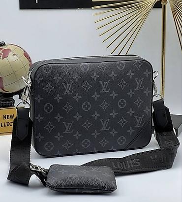 luis vitton: Классическая сумка, Louis Vuitton, Материал: Искусственная кожа, Застежка на молнии, Унисекс, Новый — 1