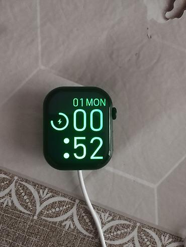 apple watch adapter: İşlənmiş, Smart saat, Apple, Sensor ekran, rəng - Qara — 6