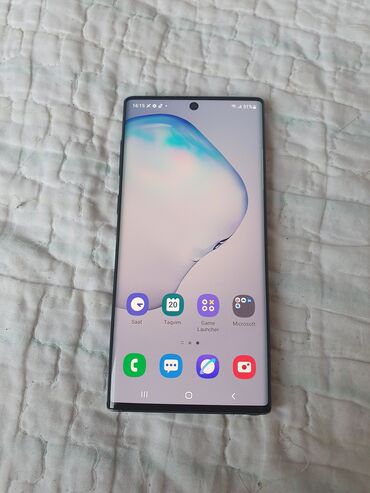 Samsung Note 10, 256 GB, rəng - Qara, Barmaq izi, Simsiz şarj, Face ID