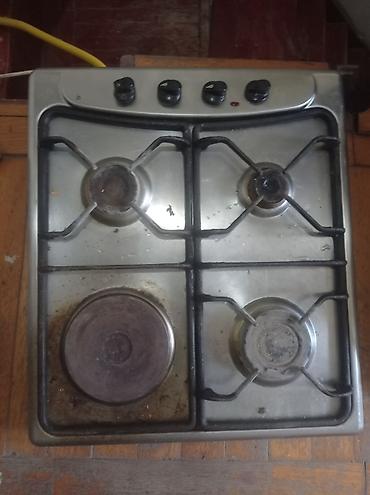 silverline soba: Qaz-elektrik kombi panel ocaq - 4 gözlü bişirmə paneli: 3 qazlı, 1 — 1