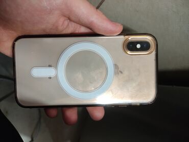 Apple iPhone: IPhone Xs, Б/у, 64 ГБ, Защитное стекло, Чехол