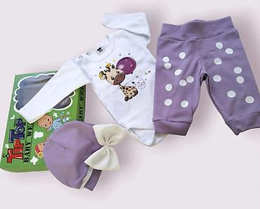 Kompleti: TipTop bebi set za novorođenče – 3 dela Veličine su različite Sadržaj — 4