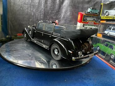Avtomobil modelləri: Коллекционная модель Mercedes-Benz 770K Pullman W150 Black 1938 Road — 21