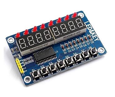 TM1638 Modul Key Display AVR Arduino 8-Bit Rəqəmsal LED Kartı 8