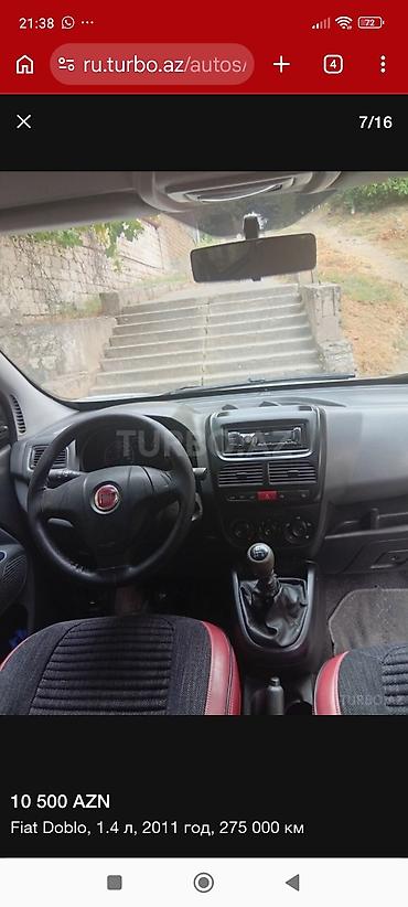 zapi maşin: Fiat Doblo: 1.4 l | 2011 il 275000 km Van/Minivan — 10