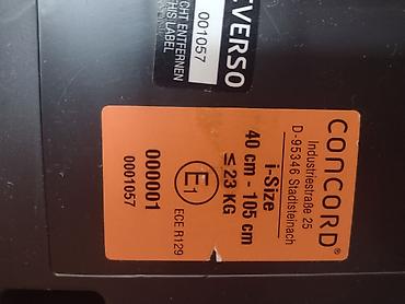 Autosedišta: Auto sediste Concord 0-23 Kg - Auto sedište CONCORD donešeno iz — 12