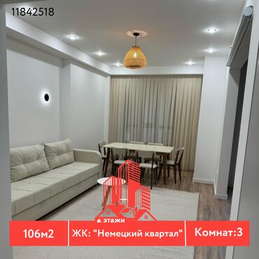 Продажа участков: 3 комнаты, 106 м², Элитка, 10 этаж