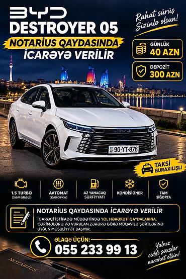 gence taksi: Günlük, Depozitlə — 1