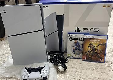 PS5 (Sony PlayStation 5): PlayStation 5 (версия с приводом Blu‑ray) Комплектация: - Консоль PS5 — 2