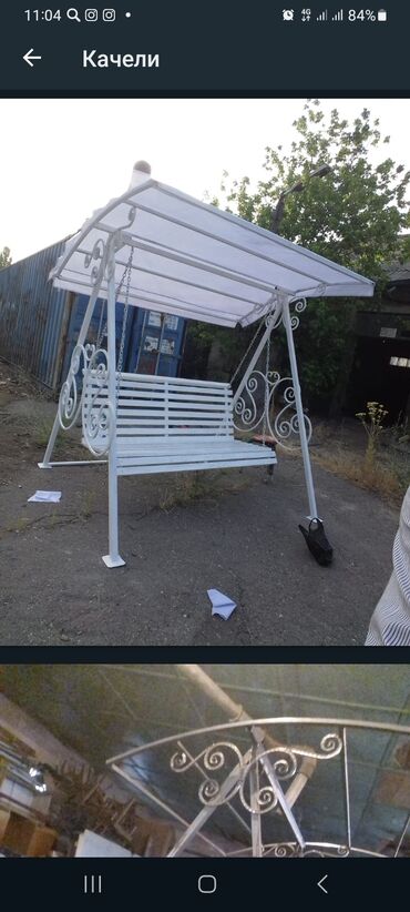 Мебель на заказ: ЛОФТ стилиндеки стол стул.диван, кроват, качели жана башка мебелдерине — 4