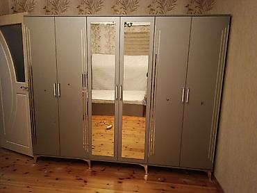 mebel qapilar: Geniş həcmli 5 qapılı paltar dolabı - Dizayn: Klassik-stil, açıq rəng — 2