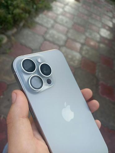pixel pro 6: IPhone 15 Pro Max, Б/у, 256 ГБ, Natural Titanium, Чехол, 95 % — 1