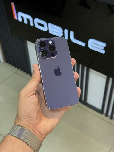 Apple iPhone: IPhone 14 Pro, 256 GB, Deep Purple, Face ID