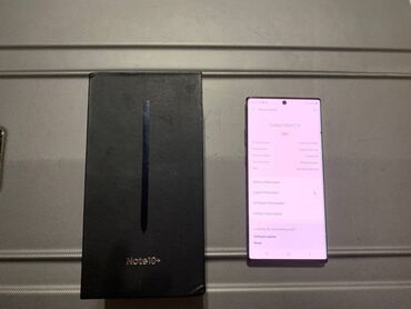 самсунг галакси нот 10 плюс: Samsung Note 10 Plus, Колдонулган, 256 ГБ, түсү - Боз, 1 SIM