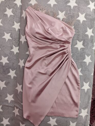 letnje haljine sa karnerima: M (EU 38), color - Pink, Cocktail, With the straps