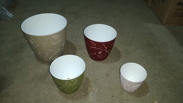 Bitkilər üçün dibçəklər: Dipcək dipcek qablar dipcek qablari gul qabilar Her razmerde ve ferqli — 21