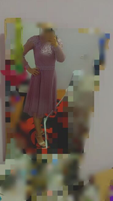 Ziyafət donları: Solğun çəhrayı rəngli bu qadın uzun donu zərif görünüş təqdim edir -da lalafo.az — 5 Ziyafət donları: Solğun çəhrayı rəngli bu qadın uzun donu zərif görünüş təqdim edir — 5