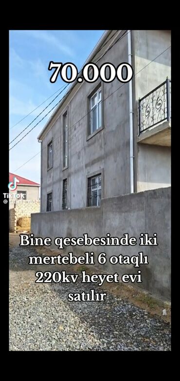binə qəsəbəsi: Binə 6 otaqlı, 250 kv. m, Kredit yoxdur, Yeni təmirli
