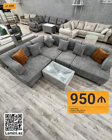 Ev və bağ: Məhsul: Künc divan (Kod: 13067) - Stil: La Mini – lakonik və minimal — 1