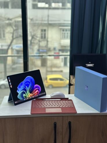 ноутбук масло: Ультрабук, Microsoft Surface, 16 ГБ ОЭТ, Snapdragon X Elite, 12.5 ", Жаңы, Жумуш, окуу үчүн, эс тутум NVMe SSD