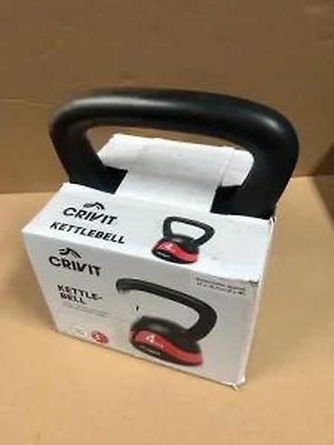 Tegovi za vežbanje: CRIVIT Kettlebell 4 kg - Težina: 4 kg (označeno na proizvodu) - — 10
