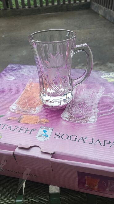 Посуда: Новая посуда!!! набор на 6 персональный ещё 2 набора стеклянные — 7