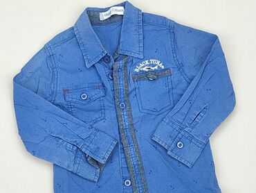 giacomo conti koszula: Shirt 1.5-2 years, condition - Good, pattern - Monochromatic, color - Blue