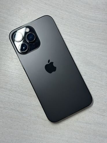 Apple iPhone: IPhone 14 Pro Max, Б/у, 256 ГБ, Черный, Чехол, Коробка, 82 %